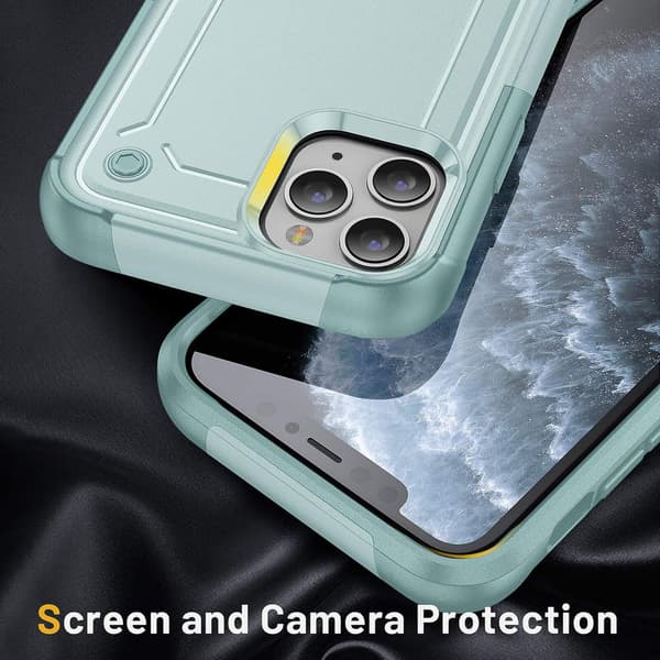 Støtsikkert telefondeksel kompatibelt med iPhone 11 Pro Max-Perfet Light green