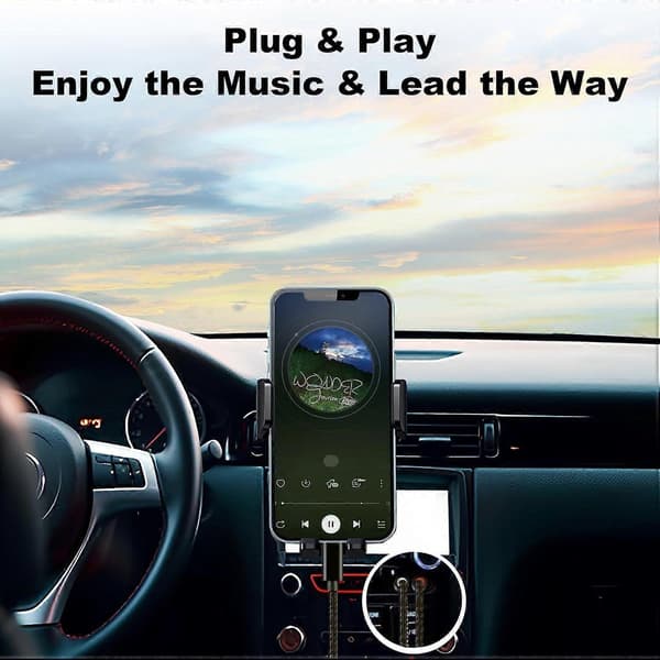 Kompatibel med Lightning til RCA-kabel Audio Aux Adapter 2-Mann Y Splitter-Perfekt