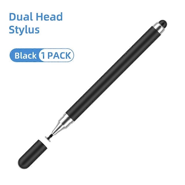 Universal Tegnestift Kompatibel med iOS Android Touch Penn Kompatibel med iPhone iPad Samsung Xiaomi Nettbrett Smarttelefon Blyant-Perfekt Black