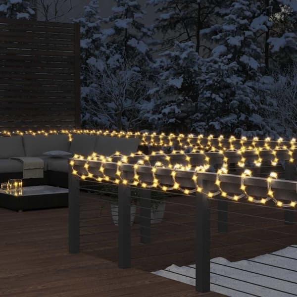 vidaXL LED-strip, 480 LED-lampor, varmvitt ljus, 20 meter PVC-material. Warm white