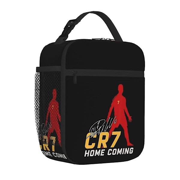 Cristiano Ronaldo Cr7 Isolerad Lunchväska Kylare Lunchbox Isolerad Lunchbox Lunchväska för Kvinnor Barn Skola - Perfekt 5