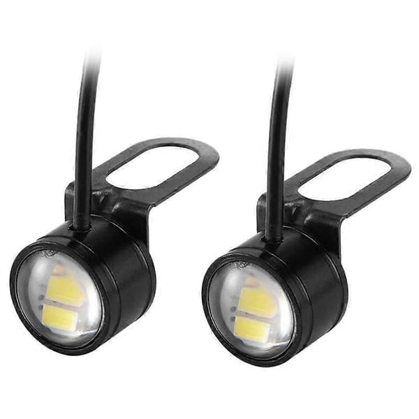 2 stk. LED Motorcykel Forlygte Spotlight Kørelys Dagskørelys Lampe - Perfet