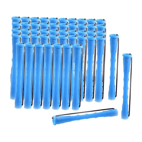 Kolde Permanentstænger til Hår Varmefrit Ruller Styling Frisørværktøj - Perfekt 50Pcs 0.9cm