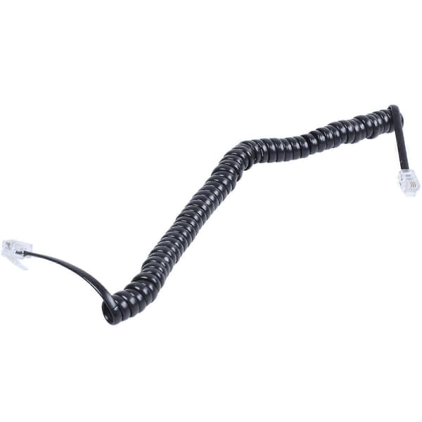 Erstatning RJ9 4P4C Plugg Ced Elastisk Telefonrør Kabel - Perfekt