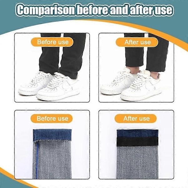 3/10M Selvklæbende Hurtig Bukselim Stryges på Buksekant Forkort Reparationsbukser Kompatibel med Jeans Tøj DIY Sy Materiale Syning - Perfekt grey 3M