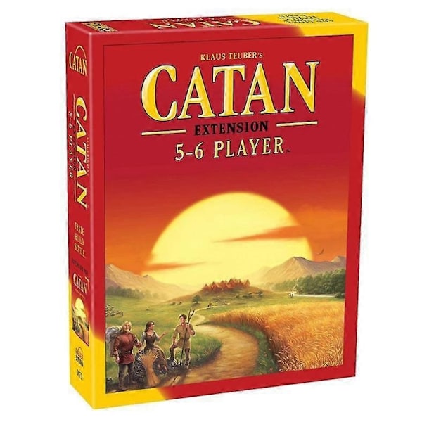 Sjovt spil Engelsk version Catan Island Catan brætspil puslespil fritidslegetøj spil kort 25 års jubilæumsudgave - Perfet A1234