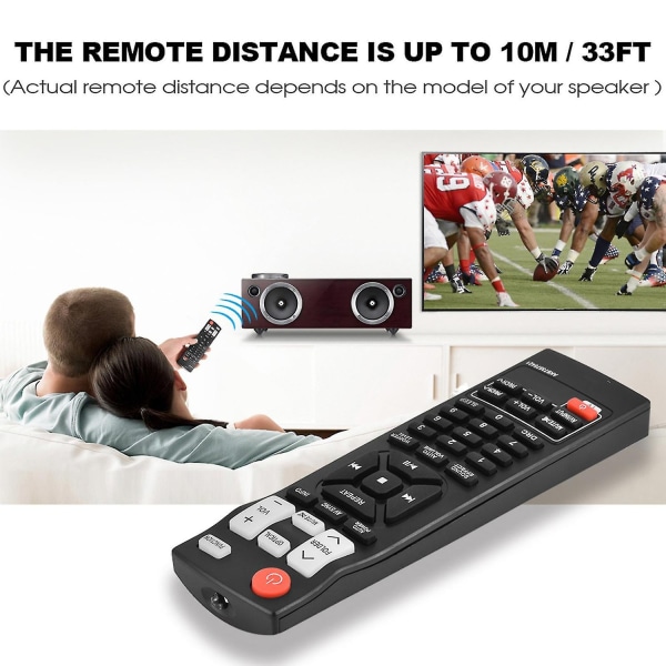 Erstatningsfjernkontroll for Lg Soundbar Akb73575421 Nb2420a Nb3520a Nb4530b [DB]- Perfet