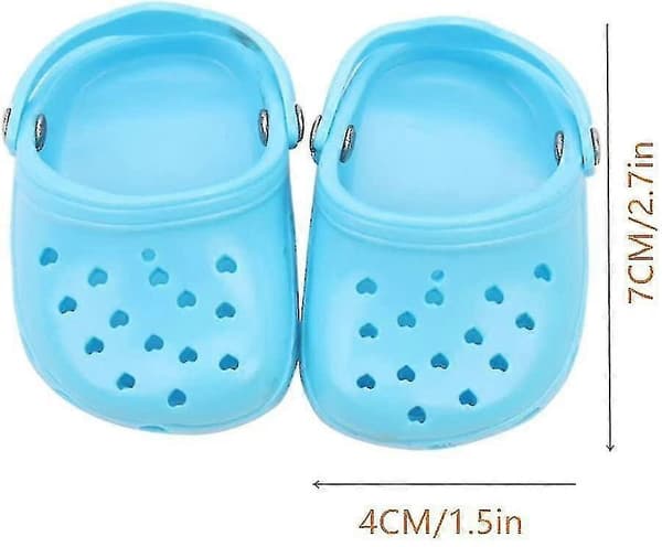 Hundesko Sommer Slippers Åndbar Mesh Sød Farve - Perfekt Blue