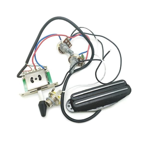 1 ton 1 Volym 3-vägs Switch 1 Jack Kompatibel med Elektrisk Gitarr Förkopplad Kabelhärva - Perfekt
