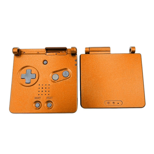 Cover yksivärisessä case ABS-kuori GBA-SP-pelikonsolille Full Set Game konekotelo Pelitarvikkeet- Perfet Orange