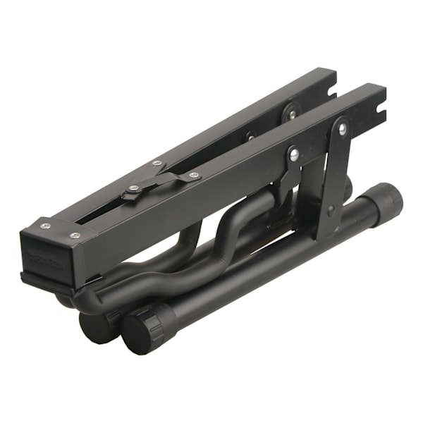 Sort Jern Guitarstativ - Unikt Foldbart Design, Stabilt A-Ramme Holder til Basdisplay - Perfekt