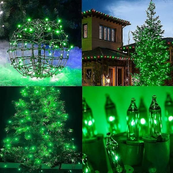 Jule mini lyskæde, 50 LED lys Green