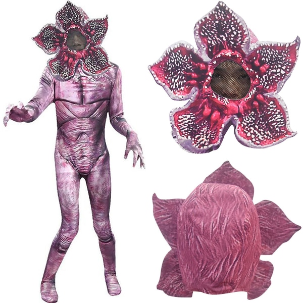Halloween Skräck Strange Things Zombie Demon Cosplay kostym - Perfet 130CM