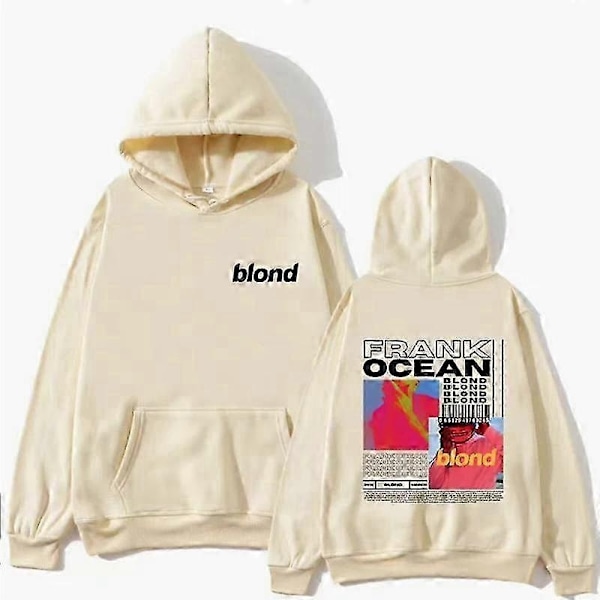 2024 Frank Ocean Merch Sweatshirt, Blonde Album, Hoodies, Herr, Hip Hop, Höst/Vinter, Sweatshirt, Hoodies - Perfet 4 XXXL