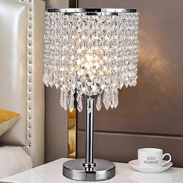 Krystalglas Bordlampe Sengelamper 220V-Perfet
