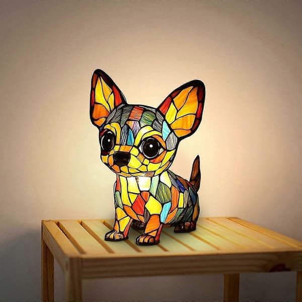 Hunde Serie Kunst Natlampe LED Lys Ornament PUW0611-Perfet A