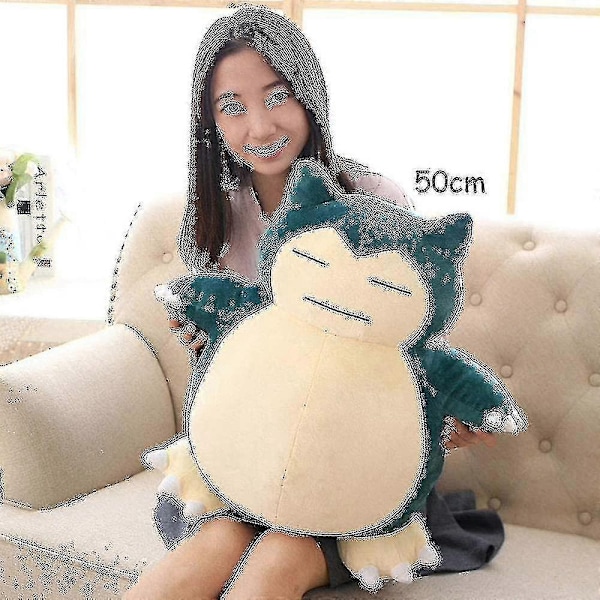 Snorlax Plyschleksak, Jumbo Snorlax Mjuk Kudde Söta Stoppade Dockor --Perfekt 30cm