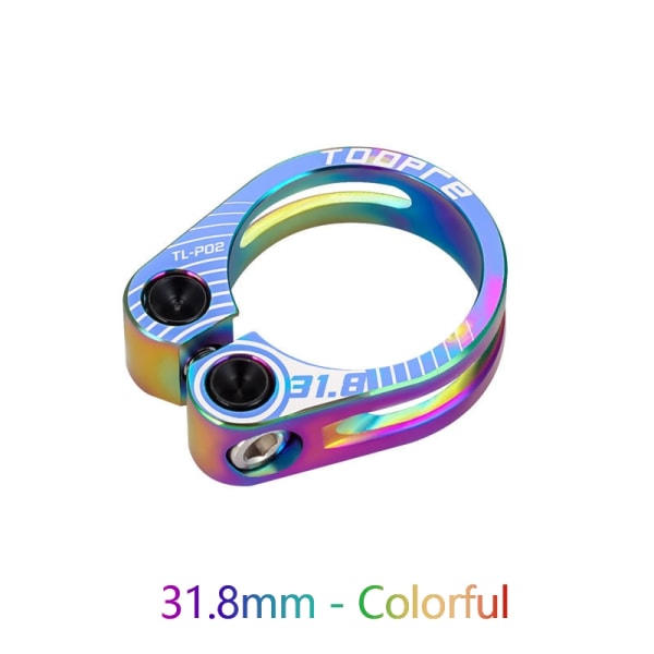 1 STK ENLEE 31,8MM Legering sykkelseteklemme aluminium hurtigutløser - Perfet Multicolor