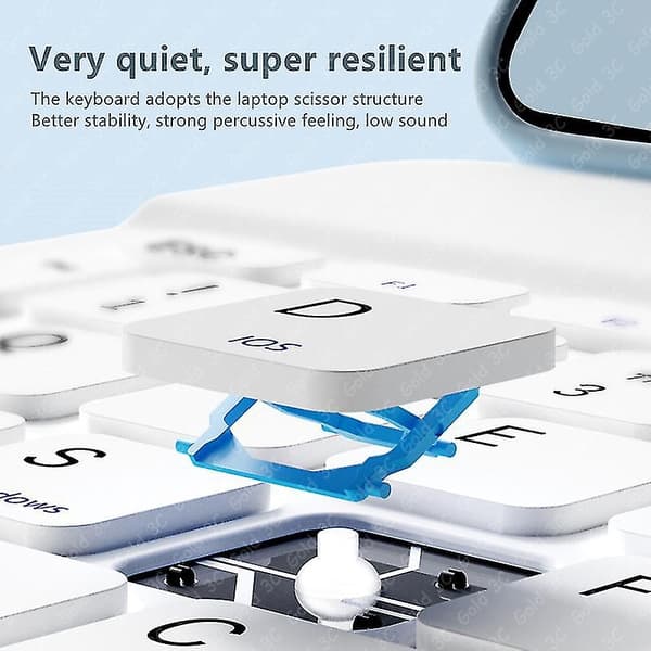 Etui med tastatur for iPad Mini 1/2/3 7,9 tommer - Perfekt