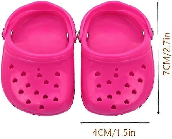Hundesko Sommer Slippers Åndbar Mesh Sød Farve - Perfekt Rose Red