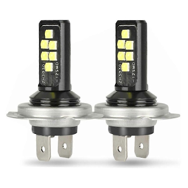 2X H7 LED-strålkastare för halvljus 60000LM 6000K 220W Kallt vitt - Perfekt