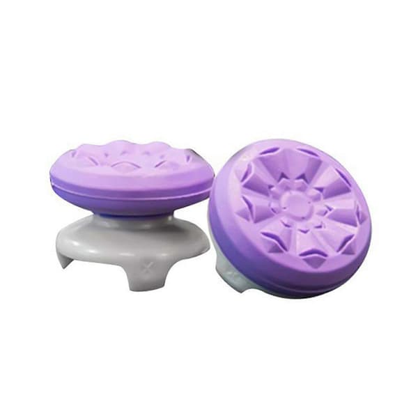 2 stk. Joystick Grip til PS5 PS4 Controller, Silikone Thumb Grips Caps Cover Analog Stick til Playstation 5, Playstation 4 Controller-Perfet Purple