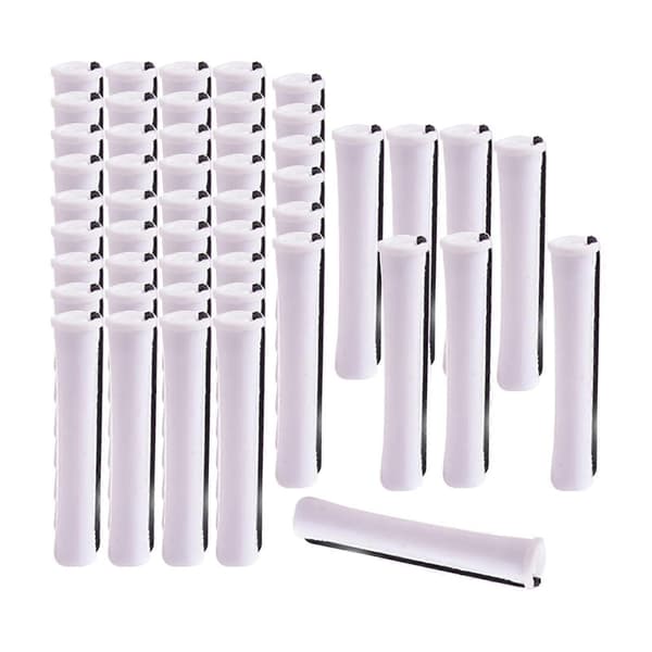 Kalla Permanentrullar Hår Värmelösa Rullar Styling Frisörverktyg - Perfekt 50Pcs 1.6cm