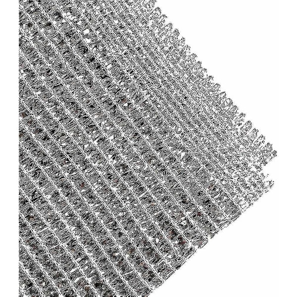 Aluminet Skyggenet Reflekterende Aluminet Solskærme Mesh UV-Resistent Net med Øjer til Blomster Planter Terrasse Have Sølv 3x3m-Perfet