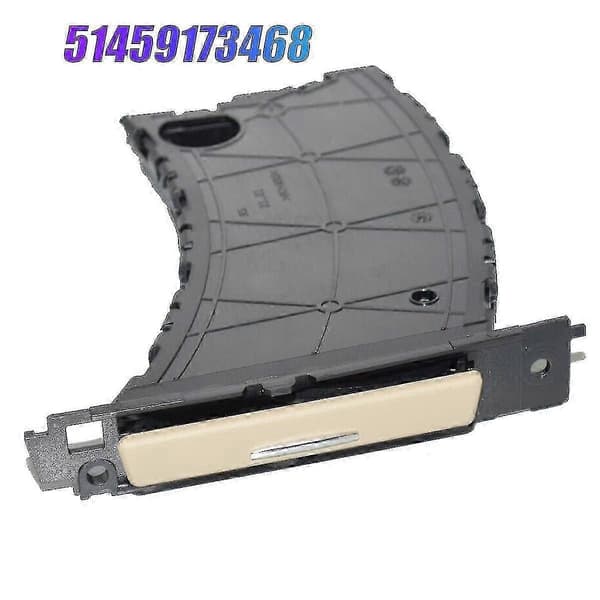 RHD Bil Uttrekkbar Koppholder Trim 51459173468 for E90 E91 E92 E93 2005-2012 E90 E91 Drikkeholder Høyre Beige-Perfekt