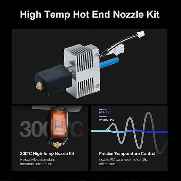 Hotend for Neptune 4 Plus/Neptune 4 Max Print Extruder Hot End Kit Heater Block Heating Thermistor-Perfekt