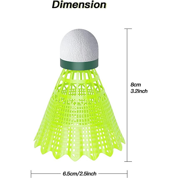 Badminton Badmintonbolde 12 stk. Badmintonbolde Badmintonbolde