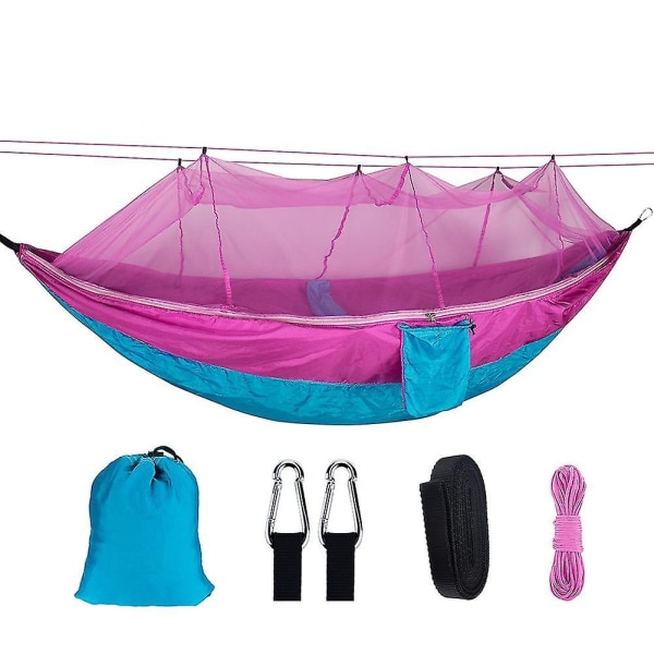 Outdoor Hammock Outdoor Mesh Mosquito Hammock - Perfet blue