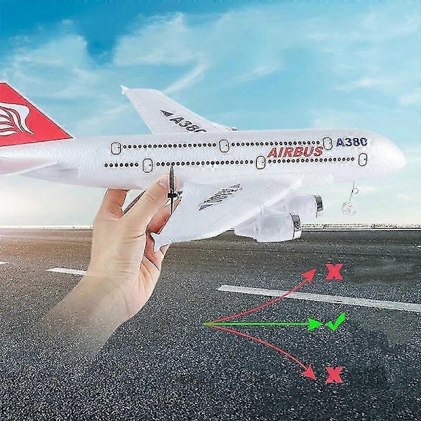 Airbus A380 Rc Flygplan Boeing 747 Rc Plan Fjärrkontroll Flygplan 2.4g Fast Vinge Plan Modell Rc Plan Leksaker för Barn Pojkar-Perfekt