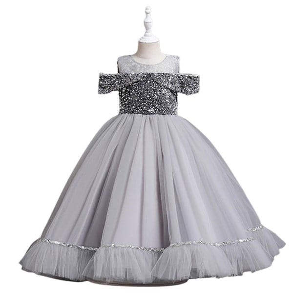 Klänning prinsessklänning balklänning rollspel - Perfekt Grey 150