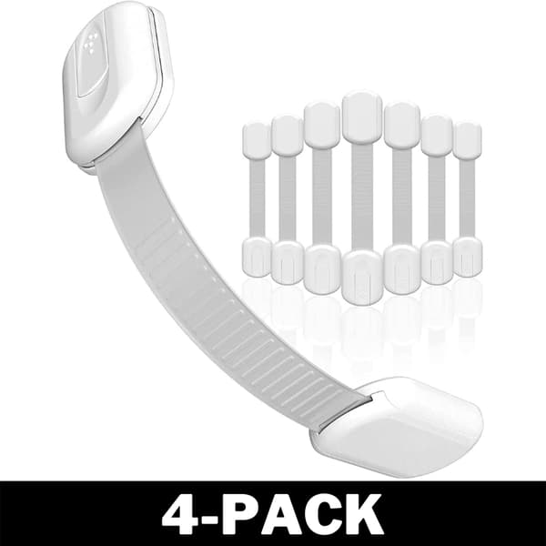 Barnlås för skåp och dörrar - enkla att installera 8-Pack