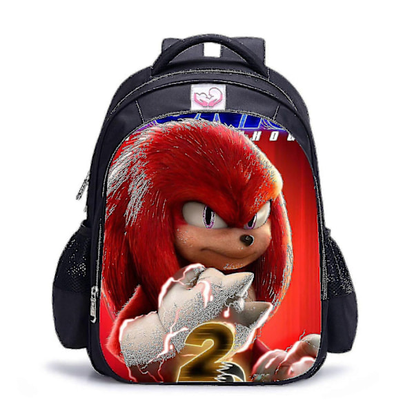 Anime Sonic Tecknad Spel Tecknad Anime Barnryggsäck - Perfekt 28