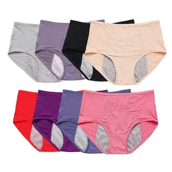 8X Naisten Everdries Vuototiiviit Alushousut Inkontinenssi Vuototiiviit Suojaavat Pikkuhousut UUSI-Perfet 4XL