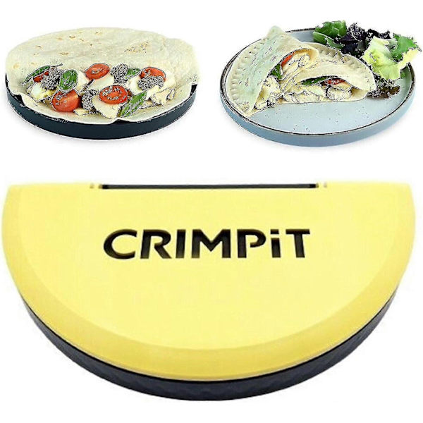 Toasted Sandwich Maker, Nonstick Dobbeltsidig Komfyrtoppanne for Frokostmatlaging - Perfekt Round
