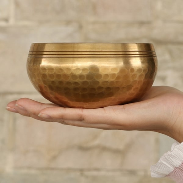 Nepal Käsintehty Buddha Sound Bowl Jooga Meditaatio Chanting Bowl - Perfet A1