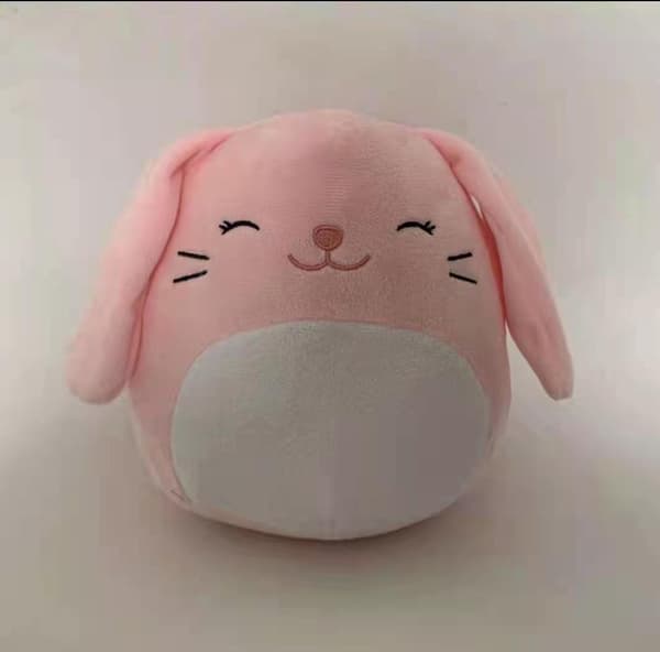 Squishmallows Berko Peach Bunny, 19 cm - Täydellinen