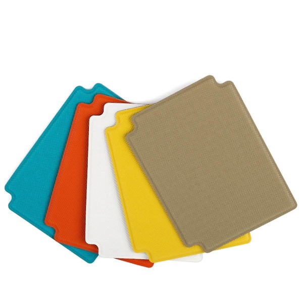 Samlekortdelere, 6 stk flerfargede kortsidedelere, frostede kortskillere, for kontorspillekort - Perfet