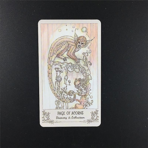 Spiritsong Tarot Cards Deck Game Oracle Party Spillekort Engelsk Tarot Brætspil Divination Fate Entertainment 52 stk Ts12 - Perfet