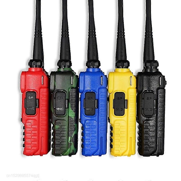 Uv5r Baofeng To-vejs Radio 136-174/400-520mhz 1800mah Walkie-talkie Bf-uv5r Bærbar Ham Cb Radio Transceiver 5r 5 Farvemuligheder - Perfekt Blue