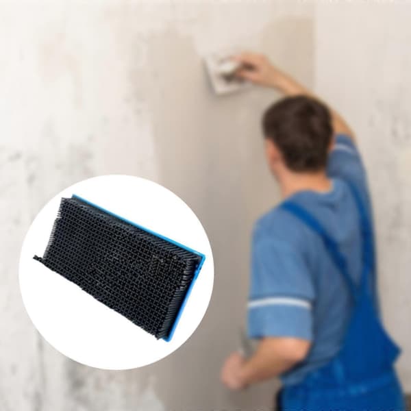 Stipple Børste Tekstur Børste Gips og Loft Finish Microcement Boligforbedring Pudse DIY Børste Stippling værktøj - Perfekt Rectangle Soft L