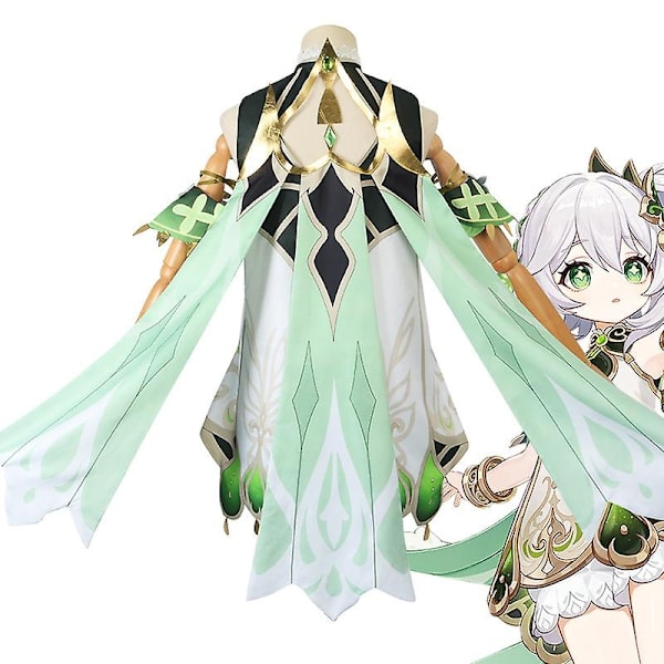 Spill Genshin Impact Nahida Cosplay Venti Cosplay Kostyme Anime Cosplay Halloween Kostymer Dame Venti Full Sett Uniform - Perfet Costume M