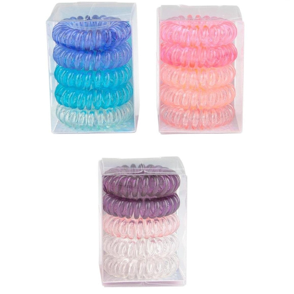 15-Pak TOPModel Spiral Hårbånd Hårbånd - Perfet multicolor