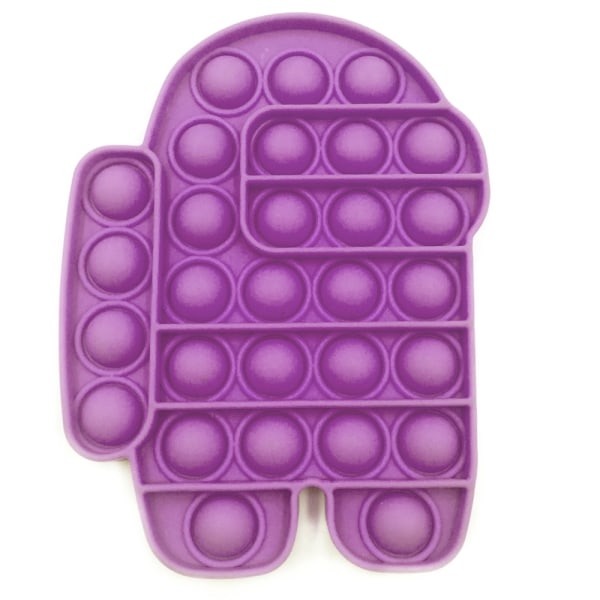 Blant oss Pop It Push Bubble Stress Ball Sensory Fidget Toy - Perfet Purple