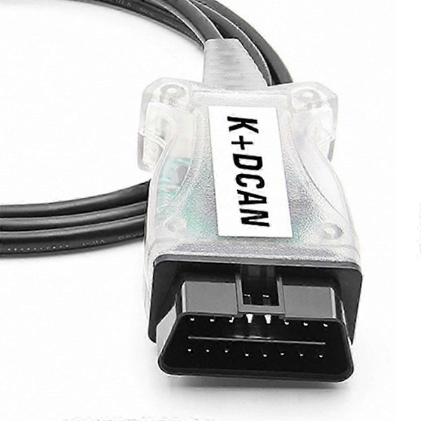 K+DCAN Chip Kompatibel med OBD2 Auto Bil Diagnostiske værktøjer Scanner Switch USB Interface Kabel K + DCAN Kompatibel med-Perfet