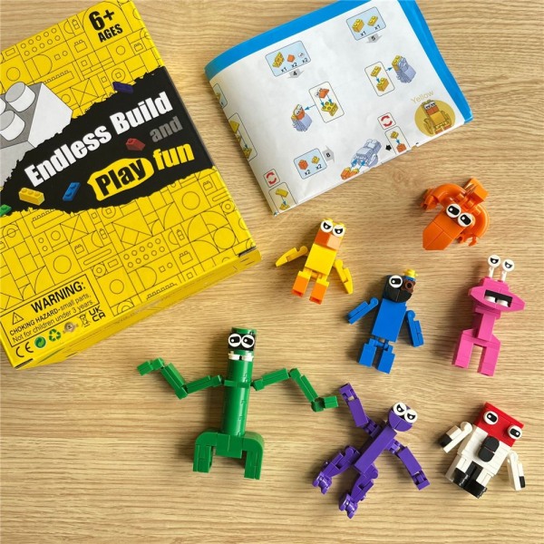 Rainbow Friends Byggklossar Minifigur Leksaker Födelsedagspresenter - Perfet
