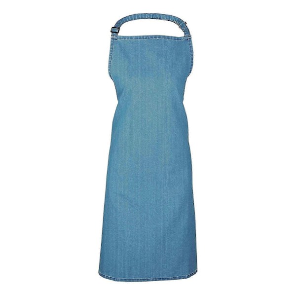 Premier Kvinners Fargerik Bib Forkle med Lommer/Overalls - Perfekt Blue Denim